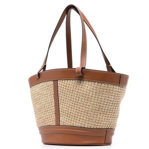 STAUD Henri raffia tote bag